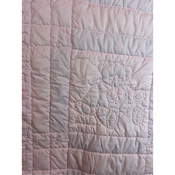 Vintage 1990s Teddy Bear Baby Quilt - Picture 7 of 7